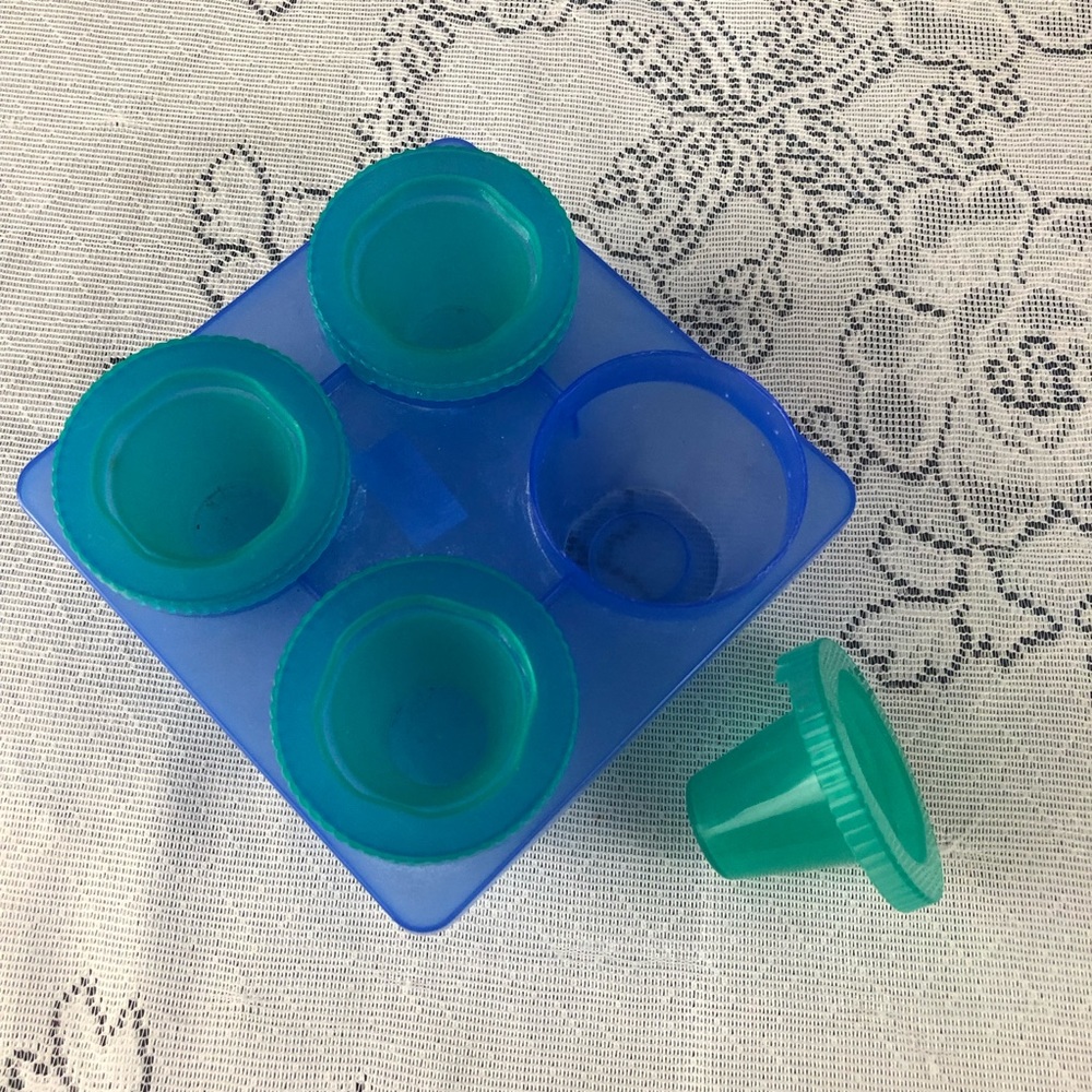 Shot glass ice tray. Make your own ice shot glass!